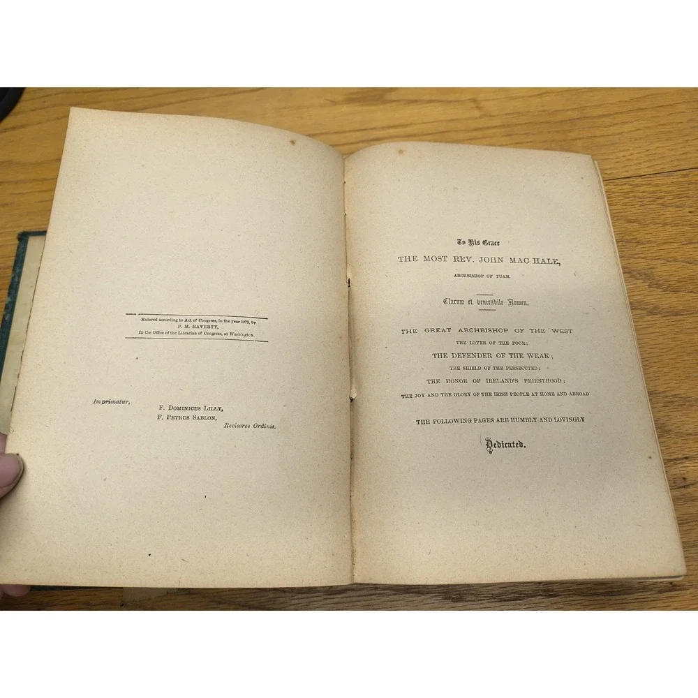 Father Burke's Lectures and Sermons 1872‎ By Very Rev Thomas N Burke RARE